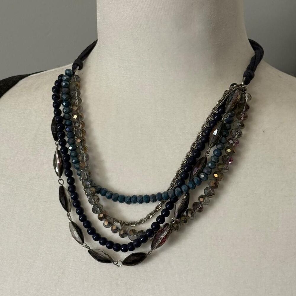 Vintage Layered Beaded Necklace